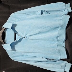 Light Blue Pullover Sweatshirt